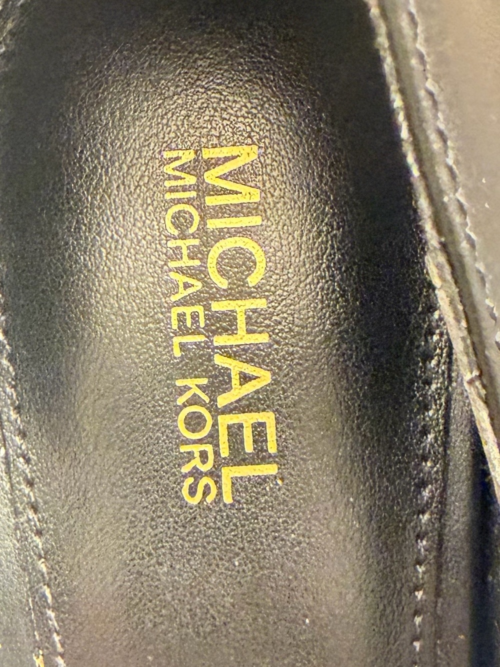 Michael Kors Black Pointed Leather Pumps - Picture 4 of 6